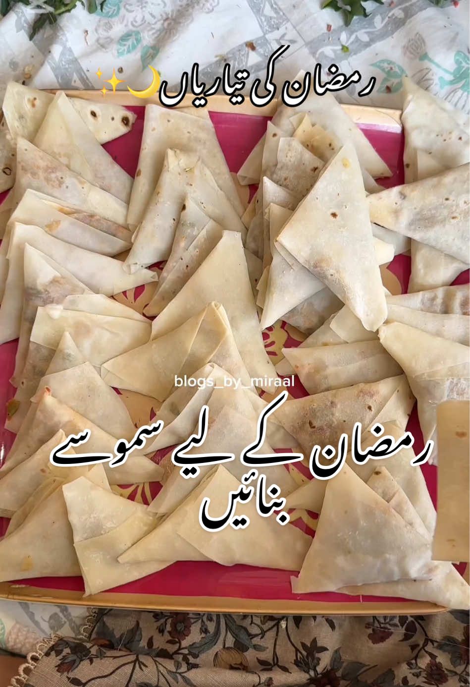 Preparations For Ramdan🌙✨ #ramdanmubarak #ramdankareem_رمضان #cookingathometiktoktv #ramzan2025 #foryou #viral #capcut #foryoupage #samosa #samosas #samosalover #Recipe #recipes #hijabitiktok #hijabigirl 