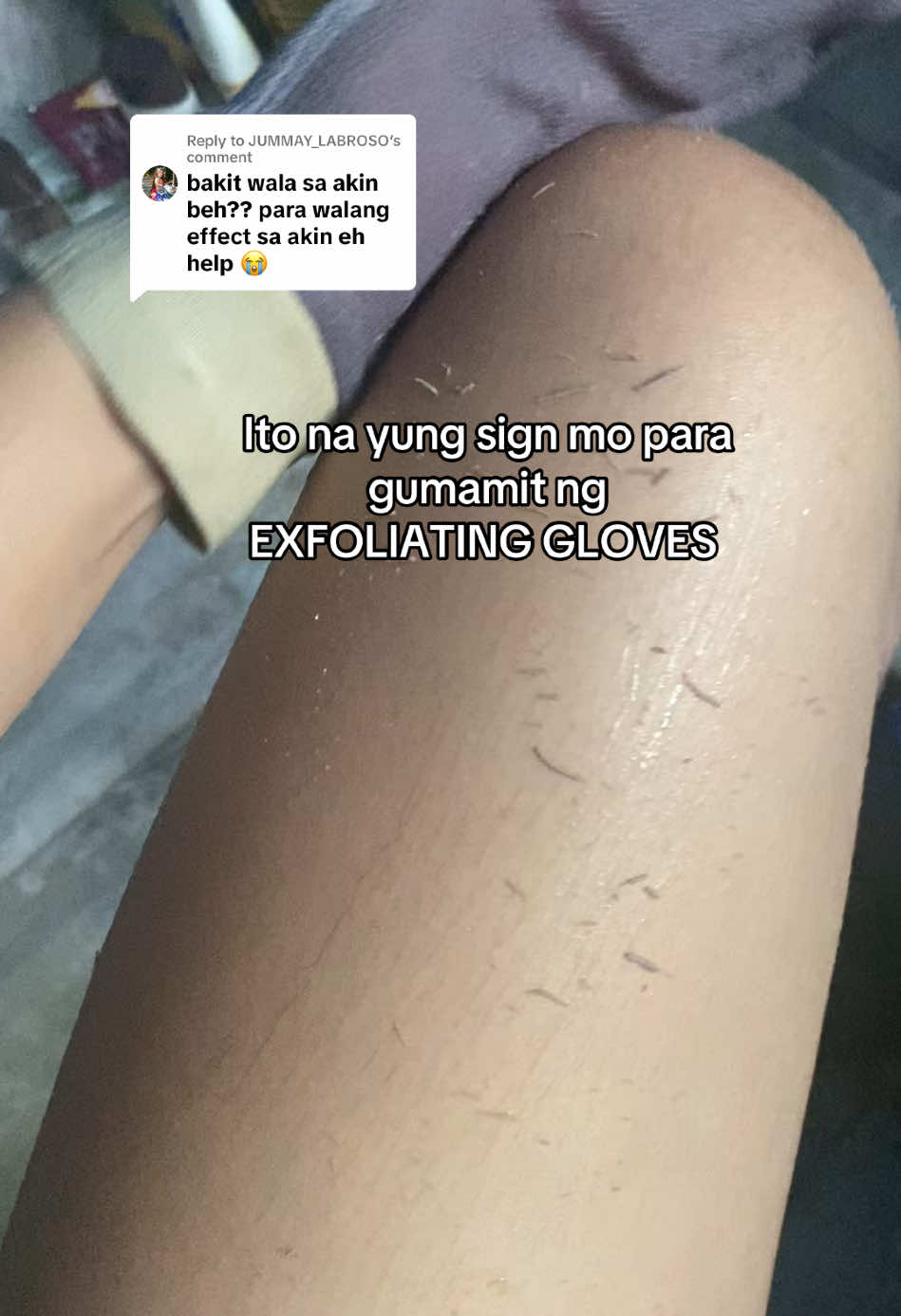 Replying to @JUMMAY_LABROSO sorry na po agad sa makaka kita, the more na naaalis yung dead skin/libag natin the more na mag lighten yung skin ✨ gawin nyo to after mag babad ng g21 combo soap 2x a week lang pag gamit para may makuha kayo #exfoliateyourskin #exfoliatingglove #deadskinremover #exfoliating 