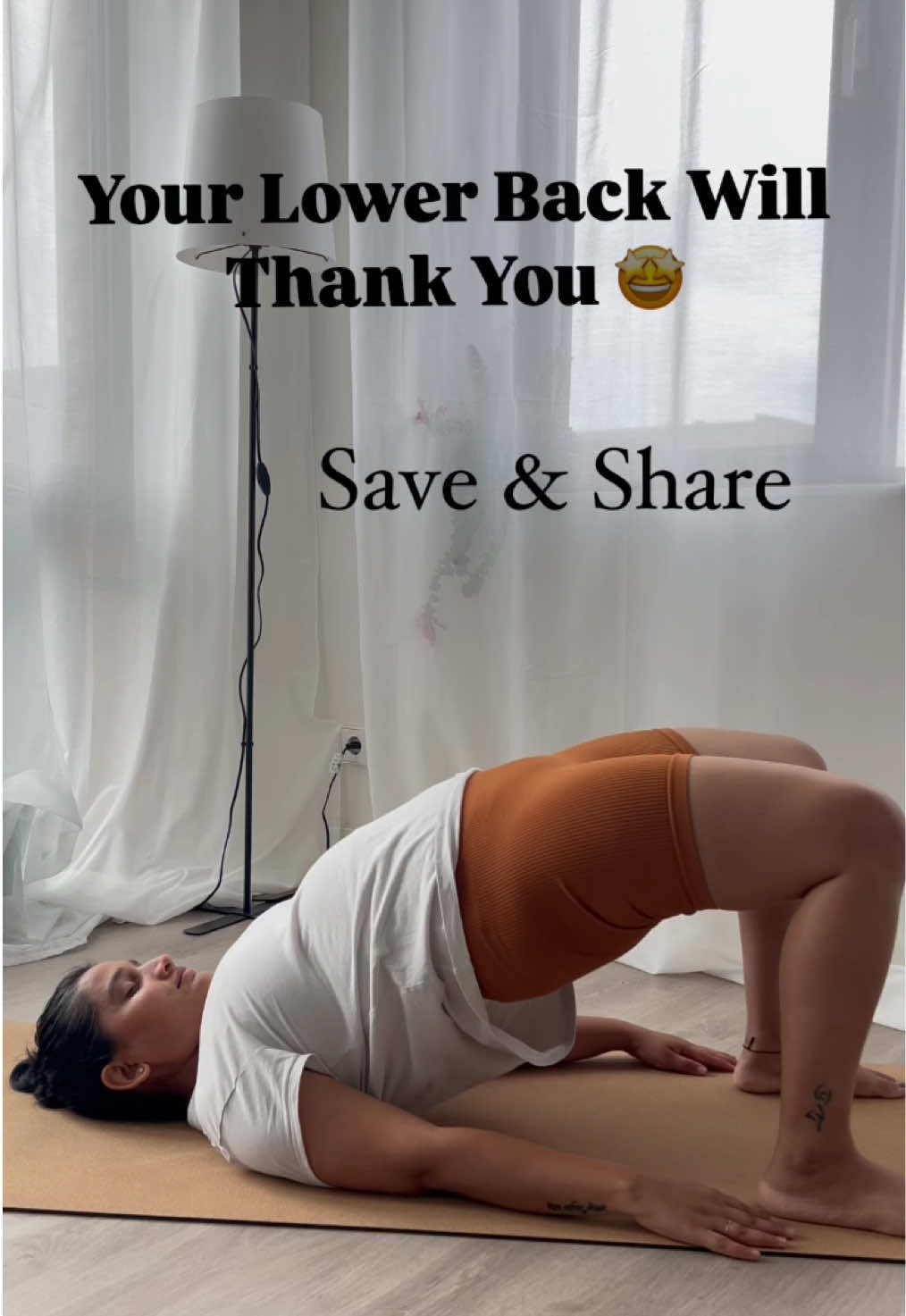 Lower Back Pain Relief Yoga Routine  🌼 Say goodbye to lower back pain with this gentle and effective yoga routine! 🥰 Poses: 🌸 Supta Parivrtta Vrschikasan (Reclined Scorpion Twist): This pose stretches and strengthens your spine, hips, and shoulders. It also helps to improve digestion and circulation. 🌸 Bhujangasan (Cobra Pose): This pose strengthens your back muscles and opens up your chest and shoulders. It can also help to improve posture and reduce stress. 🌸 Supta Matsyendrasan (Reclined Spinal Twist): This pose stretches your spine, hips, and shoulders. It also helps to improve digestion and circulation. 🌸 Supta Matsyendrasan 2 (Reclined Spinal Twist Variation): This variation of the previous pose provides a deeper stretch for your spine and hips. 🌸 Uttanasan Variation (Rag Doll): This pose stretches your hamstrings and lower back. It can also help to relieve stress and anxiety. 🌸 Ardha Uttanasan (Half Forward Fold): This pose strengthens your back muscles and improves posture. ❤️ Remember: 1. Listen to your body and modify the poses as needed.  2. Breathe deeply throughout the routine. 3. Consult with your doctor before starting any new exercise program, especially if you have any injuries or medical conditions. [ Lower Back Pain, Yoga Routine For Lower Back Pain, Lower Back Stiffness, Yoga For Back Pain, Yoga Routine, Yoga Poses, Asanas, Yoga For Beginners, Yoga Instructor, Netherlands ]  #yoga #yogatherapy #lowerbackpain #lowerbackpainrelief #yogaflow #yogapractice #yogalife #yogaeveryday #yogagirl #yogateacher #reels 