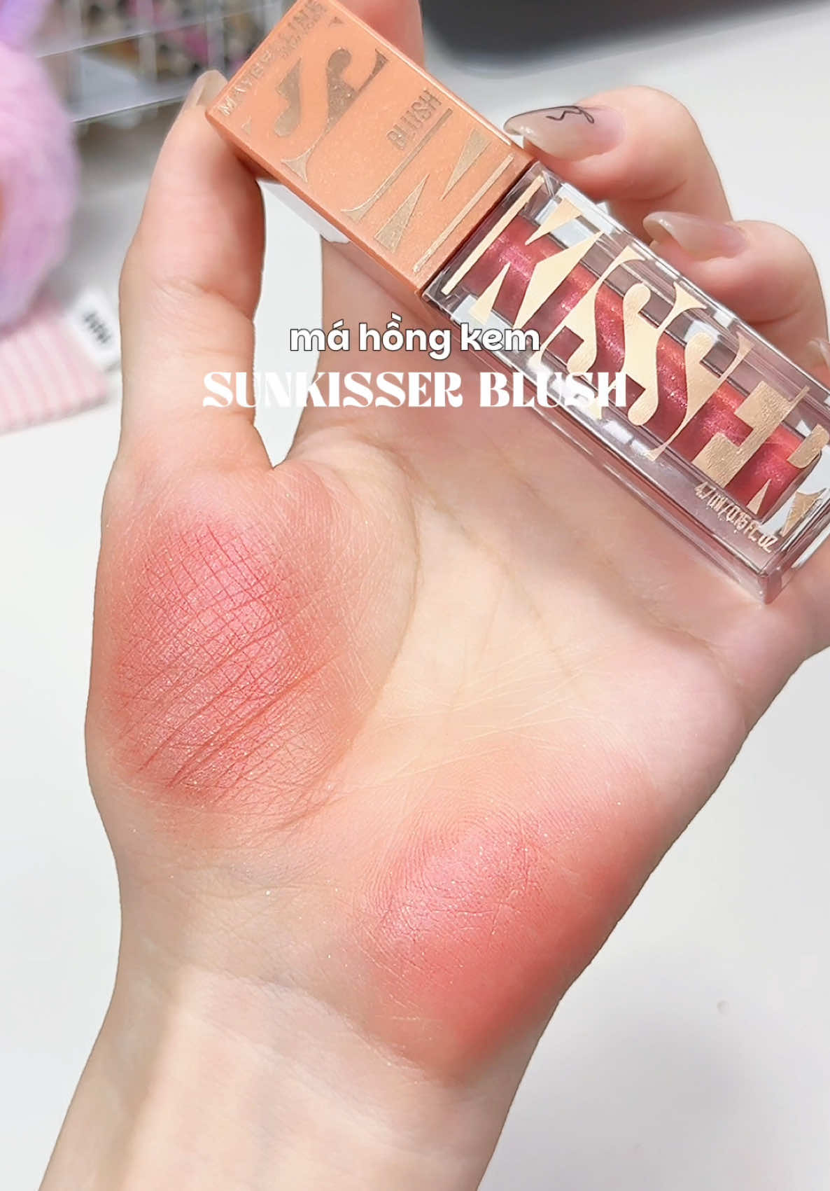 Em má hồng mà tuiii siu mê dạo gần đây #unbox #unboxwithvie #xuhuong #xuhuongtiktok #viral #xh #maybelline #mahongkem #mahong #mahongmaybelline #sunkisserblush #makeup #makeuptutorial #goclamdep #muataitiktok 