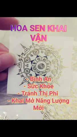 🎯1 ) Linh Phù HỒ LÔ :  - Hút Lộc  - Giữ Tài Lộc  - Hạn Chế Thất Thoát Tài Sản  - May Mắn  🌼 2) Linh Phù: HOA SEN Khai Vận:  ( Chú : OM Mani Pad Me Hum )  -- Cầu Bình An, Sức Khỏe  -- May Mắn Thanh Tịnh  -- Vui Vẻ Tích Cực  -- Tránh Thị Phi  ** ĐẶC BIỆT: AI ĐANG KINH DOANH, làm nghề Có liên quan đến Xát Sinh, Hay giết Vật ,...có thể Dán ở nơi Kinh doanh, ... thường xuyên Niệm : Om Mani Pad Me Hùm, Hoặc Nam Mô A Di Đà Phật 🍀, giảm bớt nghiệp Xát Sinh... 👑3) Linh Phù: KHỔNG TƯỚC : - Biểu Tượng Của Sự May Mắn  - Hút Thịnh Vượng  - Sang, Đẹp ** Cầu Về Phát Triển Công Danh Sự Nghiệp , Thăng Quan Thăng Chức  *** Thỉnh 1 Linh Phù + phí ship ( HCM 22 Tỉnh 28)  **** Thỉnh Từ 2 Linh phù Bất Kỳ: miễn ship
