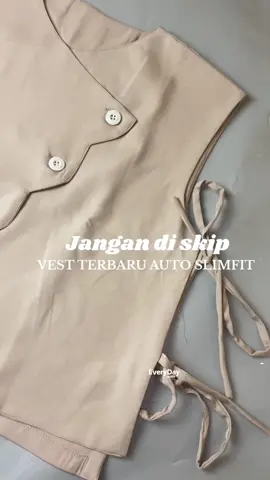 Everyday, every vest 😍✨ #celiavest #vestwanita #vestkorea #outfitideas #ootdinspiration #outfitinspiration #stylingideas #fitcheck #ootdfashion #ootdhijabstyle