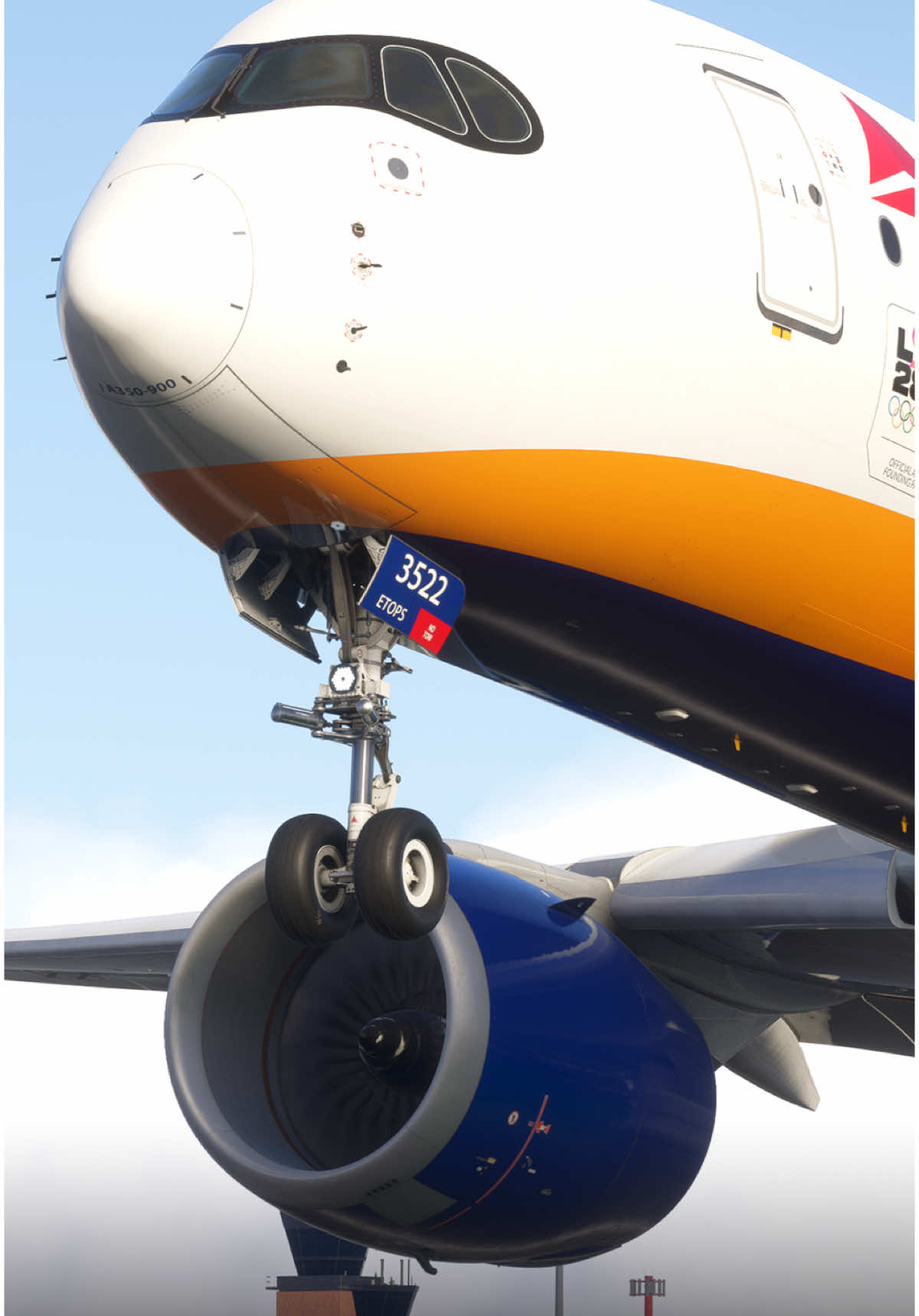 The A350 is out now for MSFS 2024 & 2020! 🎉🔥#flightsimulator #msfs2020 #a350 #fyp 