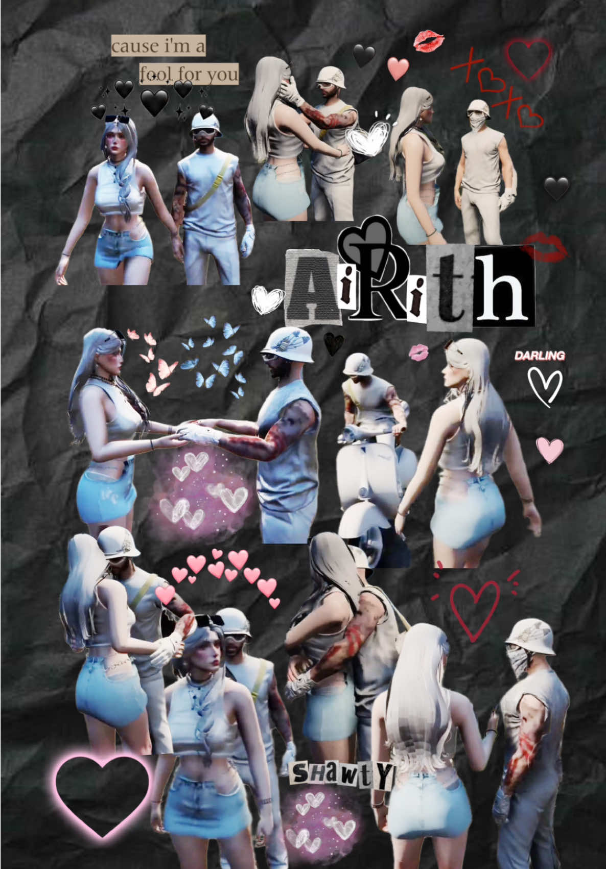 you make me crazy 💀🖤🤍🫂🥰 @RithParker_GPN @Aira Sofia〽️ 