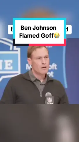 This is wild💀😭 #nfl #nflfootball #nflcontent #benjohnson #bearshc #jaredgoff #calebwilliams #mlfootball