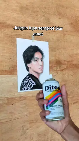 Bisa pake pylox clear atau fixative 👌🏻 #jefrinichol #drawing #art #giorgione #4u 