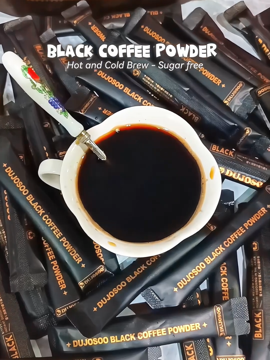 Dujosoo Arabic Black Coffee Powder. #coffee #coffeetiktok #coffeelover #dujosoocoffee #drink #food #blackcoffee #brew #foryou 