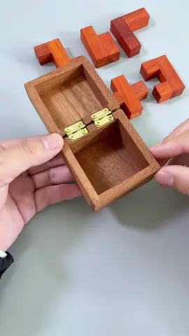 Can you put 5 pieces of wood into the box and close the lid?#iqtest #puzzle 