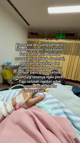 ternyata aku kuat banget 🥹🫶🏻 #fyp #fypage #masyaallah #allahummabarik #persalinannormal #newborn