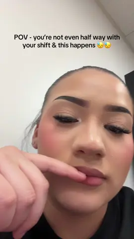 And i didn’t even bring lash glue 😖 #foryou #real #life #makeup #grwm #lashes #beauty #funny #fyp #viral #OOTD #ashtrevino #badday #badmakeup 