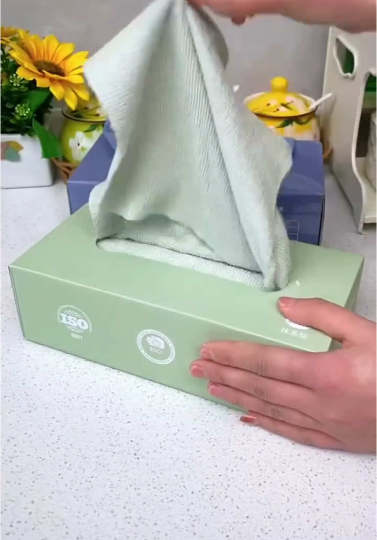 SET CAJA PAŃITOS MICROFIBRA 19x19cm (20 PCS) 