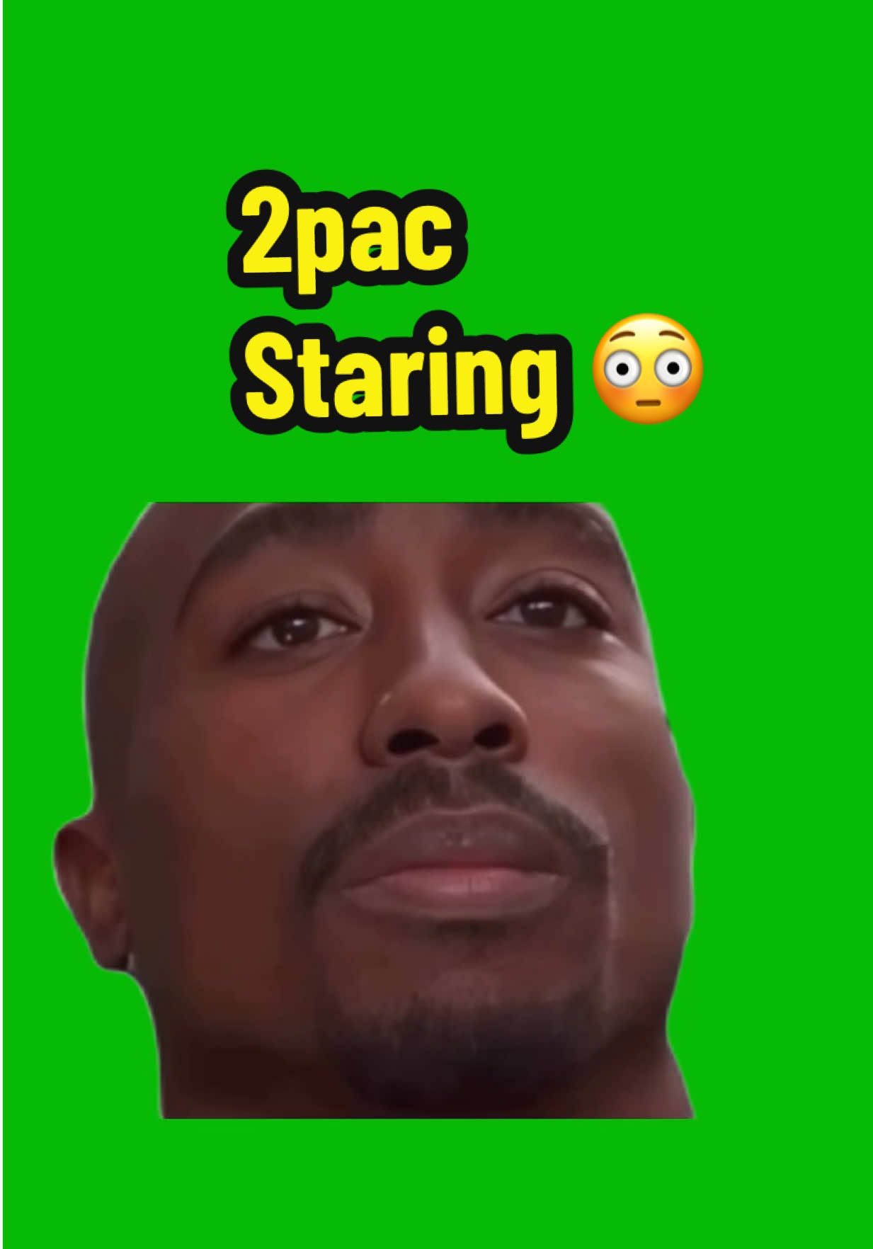 Tupac Staring meme green screen capcut template #2pac #tupac #staring #memecut #meme #greenscreenmemes #capcuttemplates #CapCut 