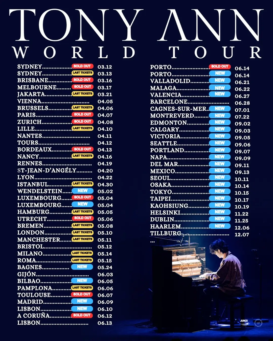 hiiii!!!!! We just added a bunch of tour dates for Asia / North America / Europe!!! 😍😍😍 *get tickets* link in my tiktok profile :)