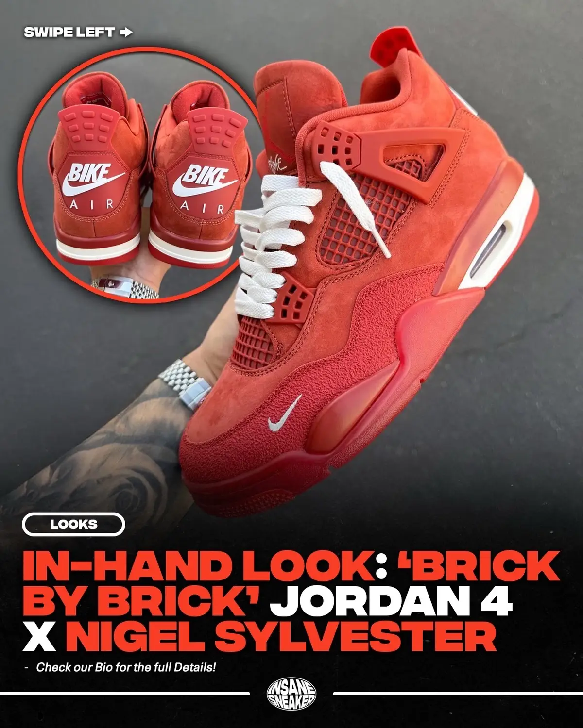 In-Hand Look at the Nigel Sylvester x Air Jordan 4 