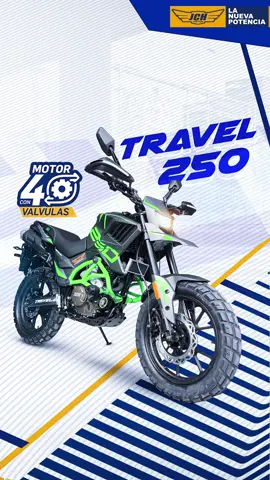 Nuevo ingreso: Modelo JCH TRAVEL 250, con motor de 4 válvulas. ¡Más potencia para enfrentar las rutas más difíciles! 🚀🏍 Encuéntrala con neumáticos OFF ROAD y Doble Propósito. JCH Motos, la nueva potencia. . . . . . . . #jchmotos #motor4valvulas #250cc #motoadventure #travel #lanuevapotencia
