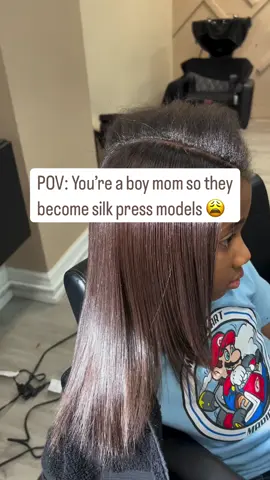 He ate🔥 #silkpress #hairstyle #fyp #braidstyles #braiding 