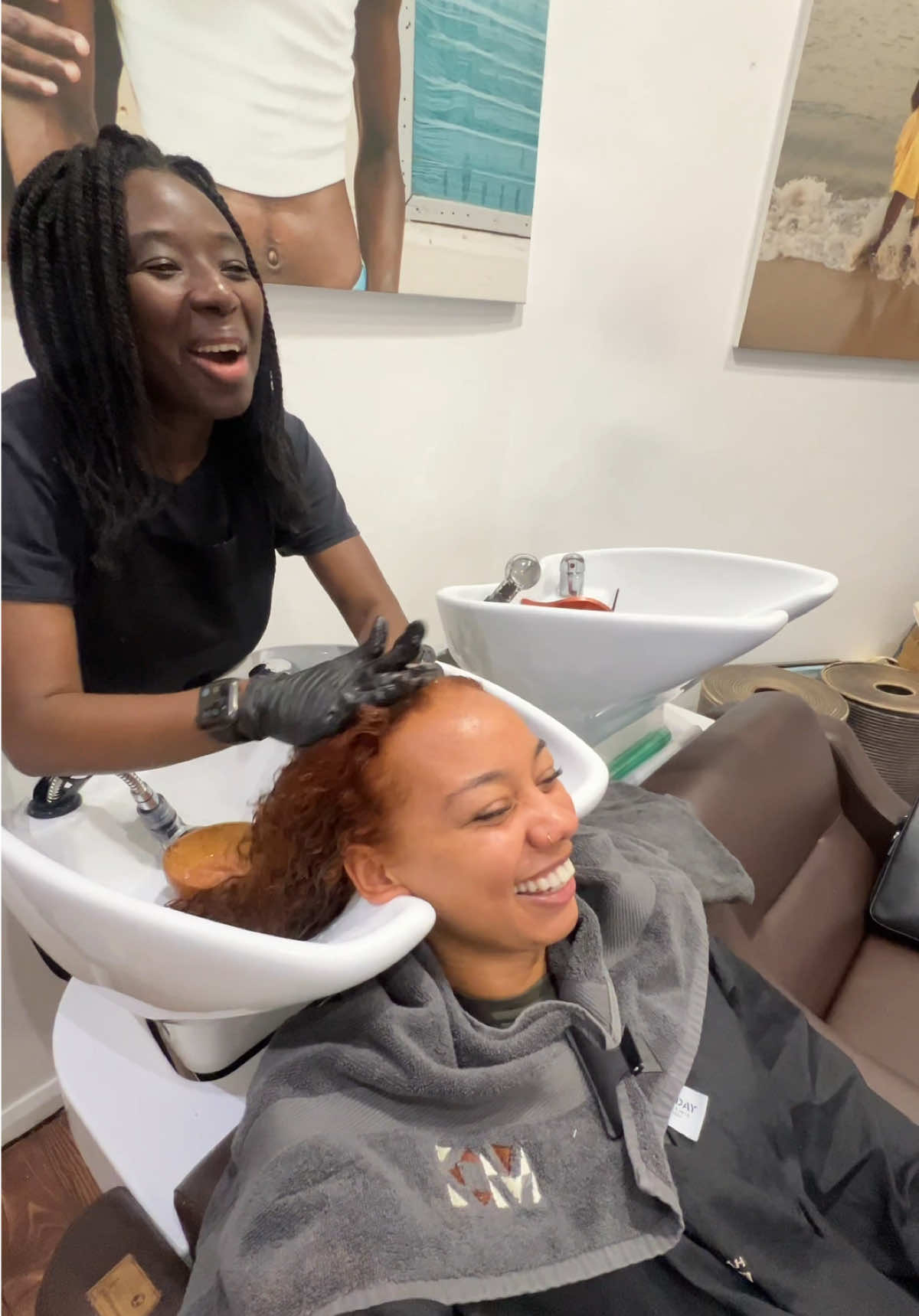 A hair pamper day @ Charlotte Mensah’s Salon 💇🏽‍♀️