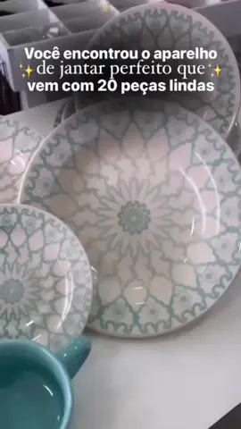 Aparelho de Jantar Oxford Biona Donna Mandala em Cerâmica com 20 Peças 😱😍 Link da minha Coleção com todos os Achadinhos  ➡️➡️https://collshp.com/achadoincrivel02⬅️⬅️ ✅Comenta EU QUERO para receber o link 🟠Encontre, Compre e Economize #shopeebrasil #aparelhodejantar #pratos #xicaras #mesa