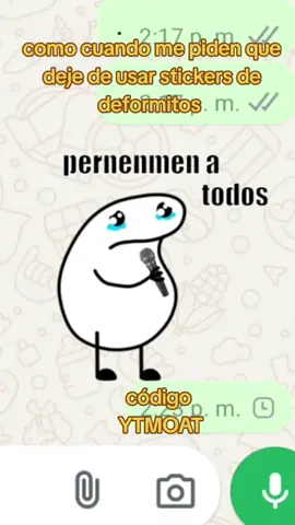 perdonenme todos no acepto #whatsticker #stickers #deformitos 