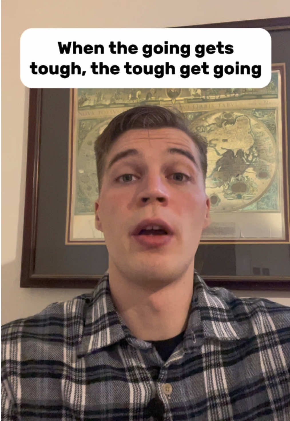 When The Going Gets Tough, The Tough Get Going - English Phrase #learnenglish #englishteacher #englishlesson 