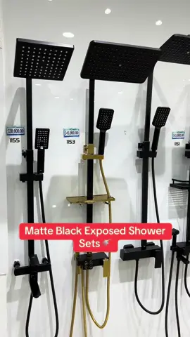 Transform your bathroom into a modern oasis with our sleek matte black exposed shower sets! 🚿🖤 #BathroomGoals #MatteBlack #Pipe #Bathroompipe #LuxuryLiving