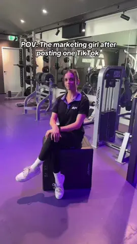 POV: The marketing girlies after posting on tik tok on social media 😂📲 #fypage #trending #GymTok #anytimefitness #training #actgym #viral #gungahlin