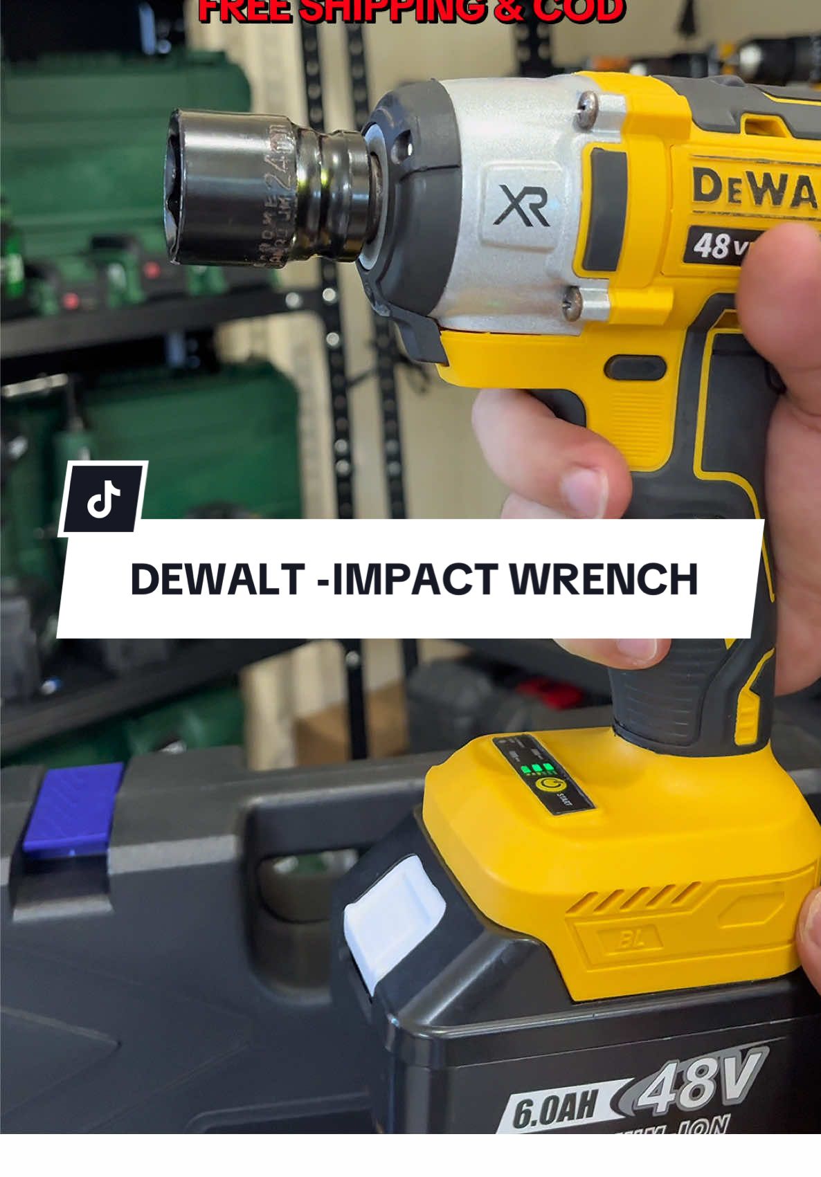 Replying to @Ferdinand Iglesias SALE NOW! DEWALT - IMPACT WRENCH! FREE SHIPPING & COD 💯 #tools #affordable #trending #fyp 