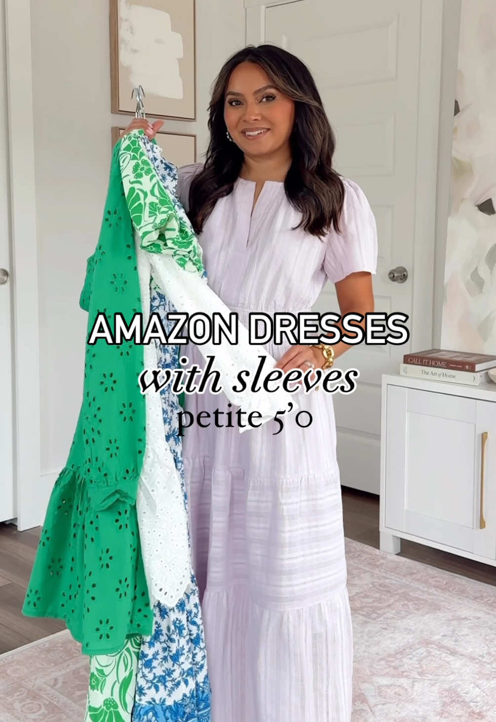 Spring dresses with sleeves from Amazon! Affordable and petite friendly 🫶🏽 All outfit and sizing details are on my LTK! #amazonfashion #amazondresses #amazontryon #springdresses #dresseswithsleeves #petiteoutfit #petiteclothing #amazonstyle 