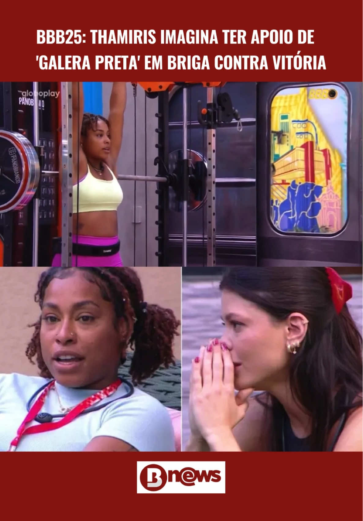 🤔 Thamiris revelou que, para ela, a briga entre Vitória e Camilla deve ter 