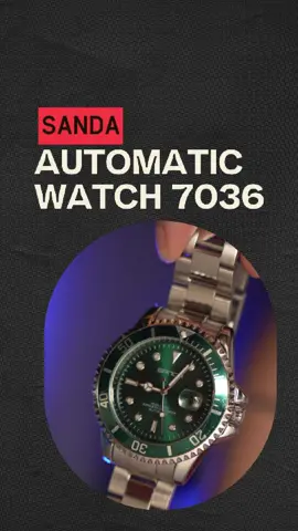 SANDA AUTOMATIC WATCH 7036 #WATCH #WATCHES #RELO #CLASSICWATCH #MENSWATCH #ELEGANTWATCH #TIKTOKFINDS