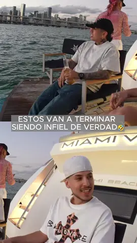 ESTOS VAN A TERMINAR SIENDO INFIEL DE VERDAD🤣 #westcol #westcolclips #yate #miami #samulx #colombia