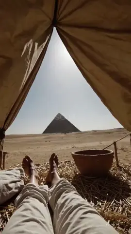 VIDA NO EGITO #deserto #egito #piramides #ia #videoviral