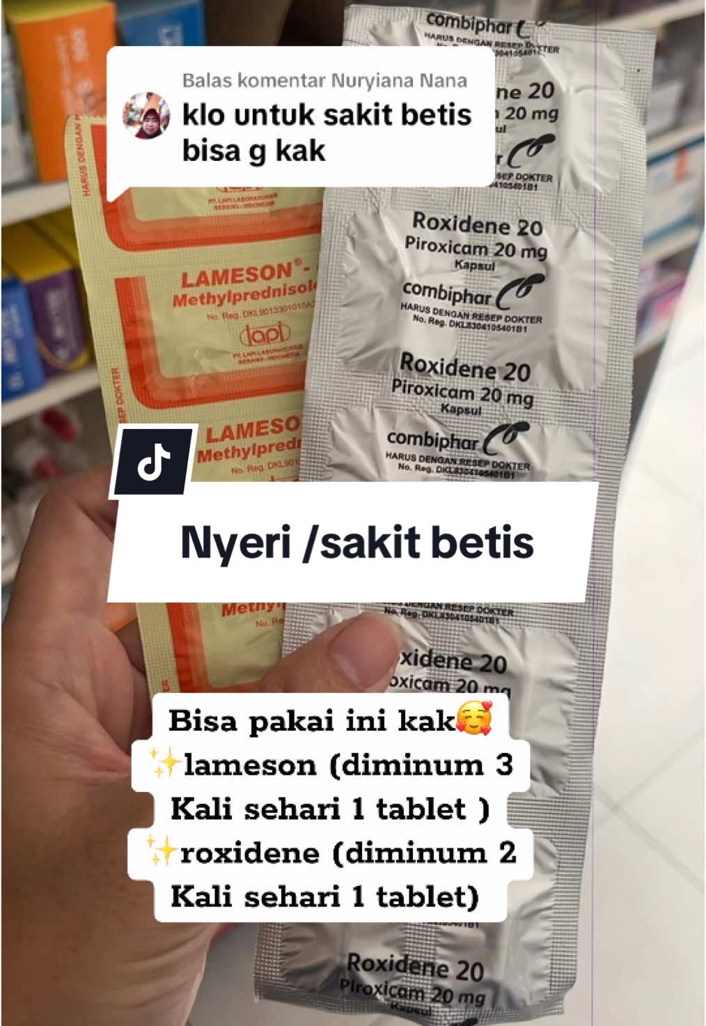 Membalas @Nuryiana Nana Semoga membantu kak🥰 #Fyp #fyy #fypage #betis #nyeribetis #nyeri #linu #pegal #nyerisendi #nyelutut