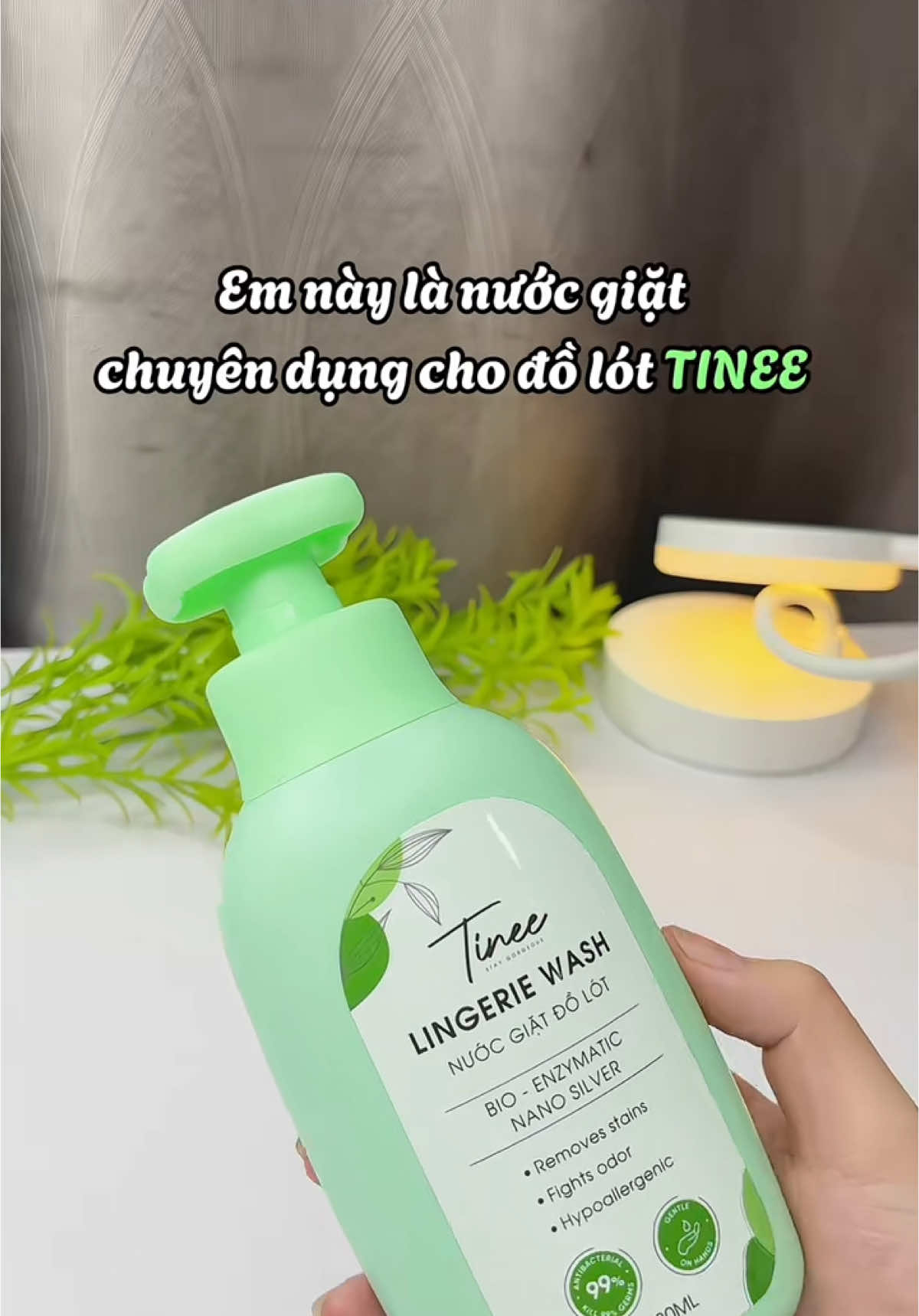 Nước giặt đồ chip hạn chế nấm khuẩn 