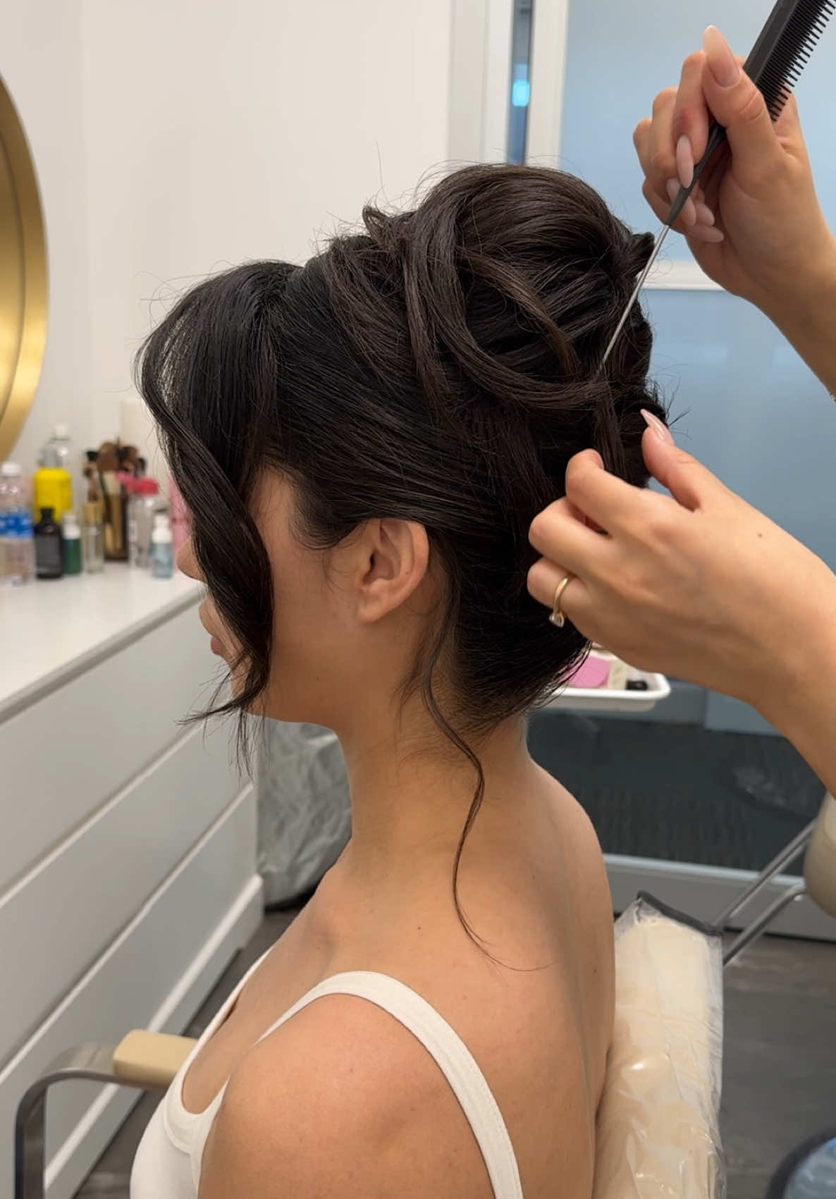 Evening hairstyle🔥  ##Hairstylistlosangeles#hairbytamar#wedding#bridalhair#bridalhairstylela