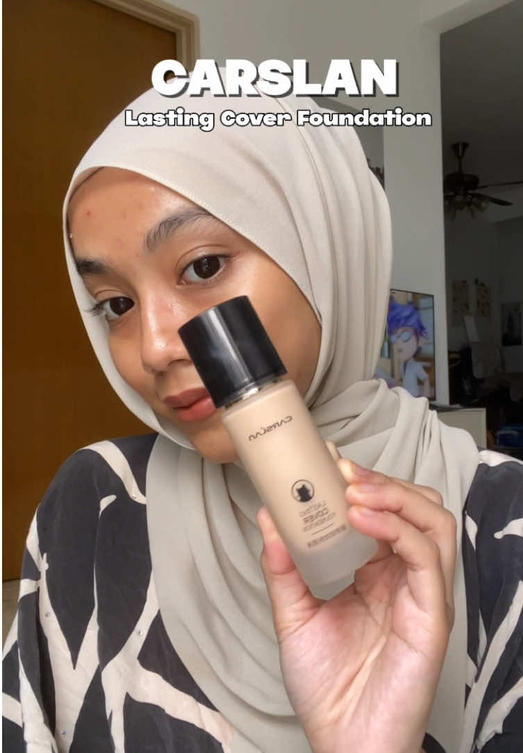 Yang cari foundation tahan lama untuk raya tu, you guys boleh grab this foundation from: @Carslanmy  #CARSLAN #carslanfoundation #makeup #makeuptutorials