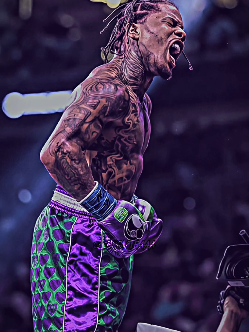 n!gg4 siaI4n ini siap menidurkan tuan lamont dengan uppercut nya😜🦍     #boxing🥊 #boxing  #boxingforlife #gervontadavis  #tankdavis #tankroach #1march  #pbc #fyp #capcut 