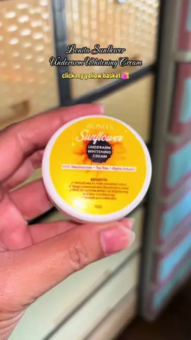 Bonita Sunflower underarm whitening cream ✅#bonita #bonitasunflowerunderarmwhitening #fyp #fypシ #foryou #fyppppppppppppppppppppppp 