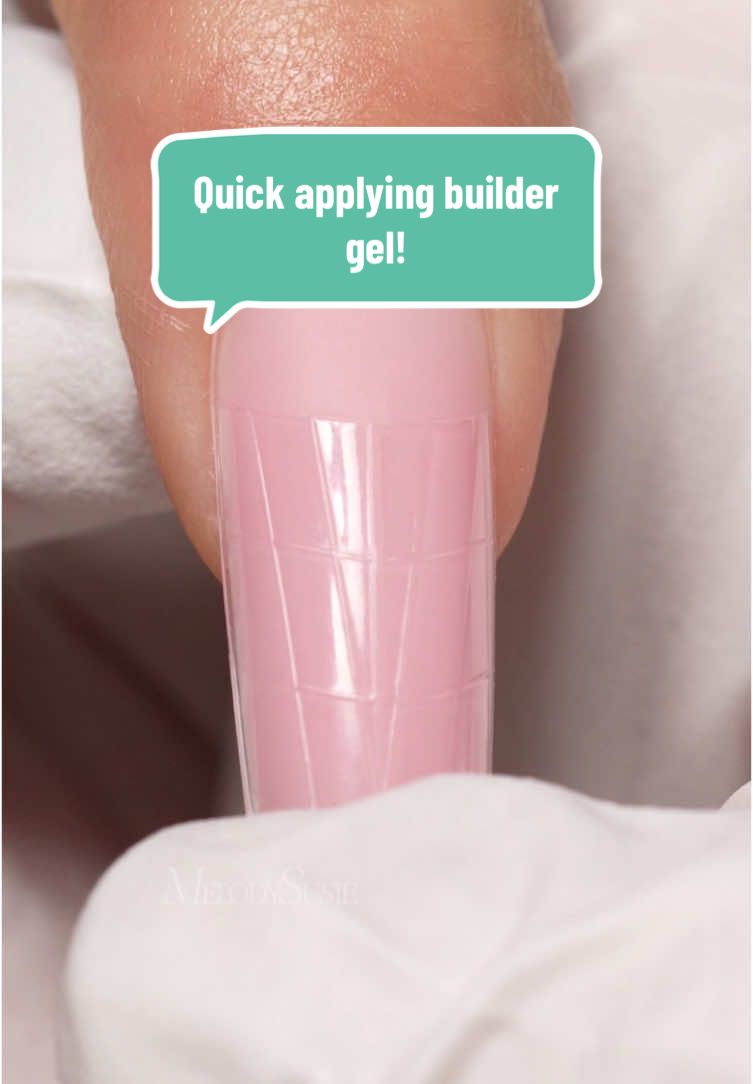 Quick applying builder gel! 👉Follow us for more tutorials! #TikTokShopRestock #melodysusie #melodysusienails #nailtools #nailart #nailchallenge #nailtutorial #nailtechlife #nailtechcheck #nailtechproblems #nailtechnician #nails #nailbeginner #nailpro #naillover #nailhack #nailtips #nailtip #gelnails #nailtok #nailsoftiktok 