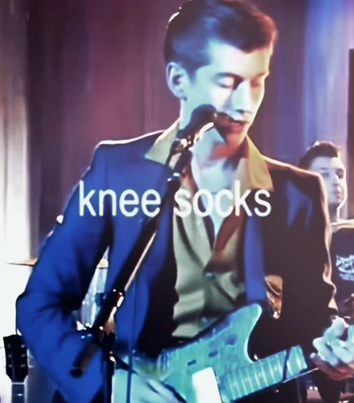 knee socks - AM // like the beginning of mean streets-you could be my babyy.. #lyrics_songs #am #kneesocks #xyzbca #viral #arcticmonkeys 