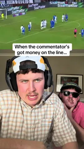 The switch up is crazy 😆 #bias #announcer #commentator #commentary #shepmates #football #Soccer