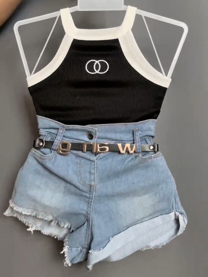 Ootd anak perempuan gaul... #fypdong #TIKTOKSHOP #setelankorea #setelanlebaran #bajulebaran #outfit #OOTD #fypシ #setelananak 