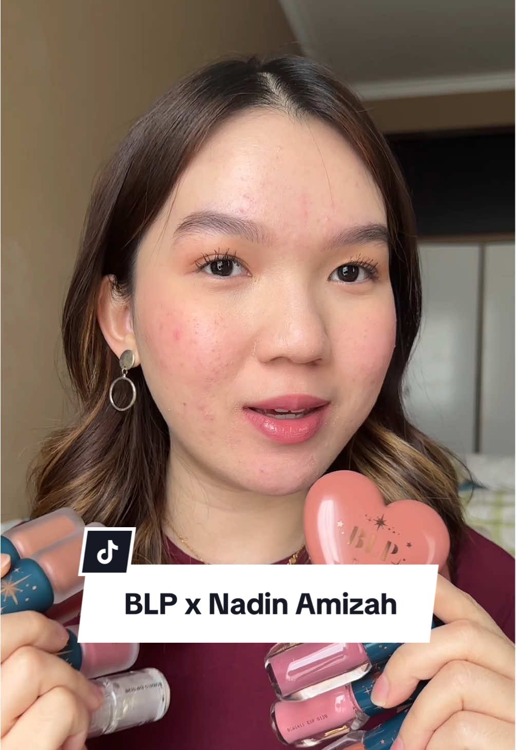 blp x nadin amizah all product honest review. congrats on the collab & thank you for sending me these 💕🎀 lovveeee the lip cloud 😍