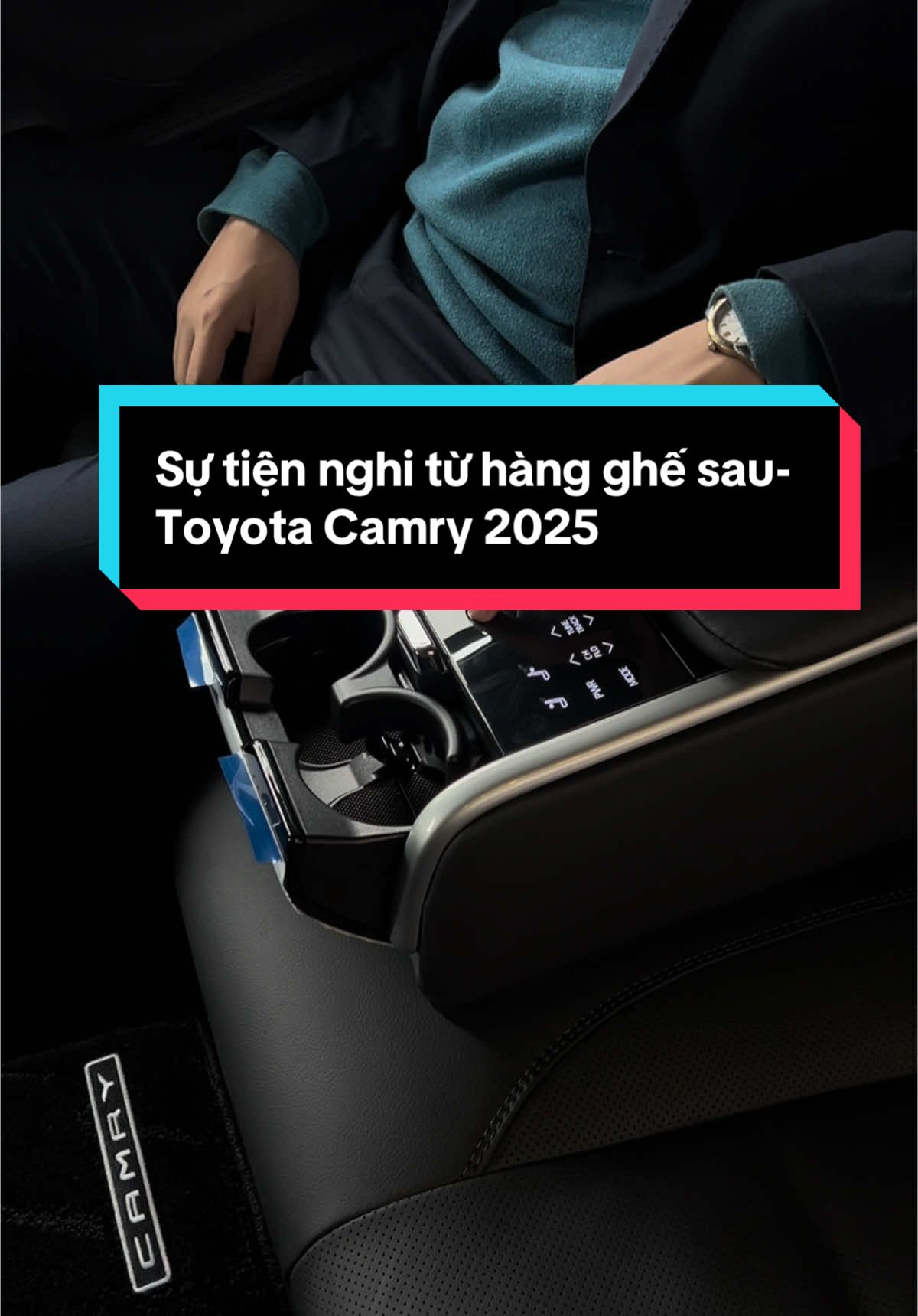 Hàng ghế sau Toyota Camry tiện nghi đến thế nào. Sẵn sàng giao xe trong tháng 3/2025 🥰#toyota #toyotathanhxuan #camry2025 #camry 