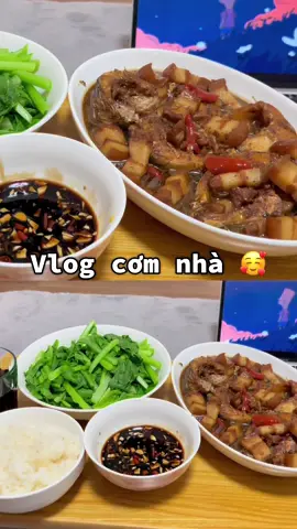 Vlog cơm nhà đầu tiên 🥰 #comnhangonnhat #fyp #fypシ 