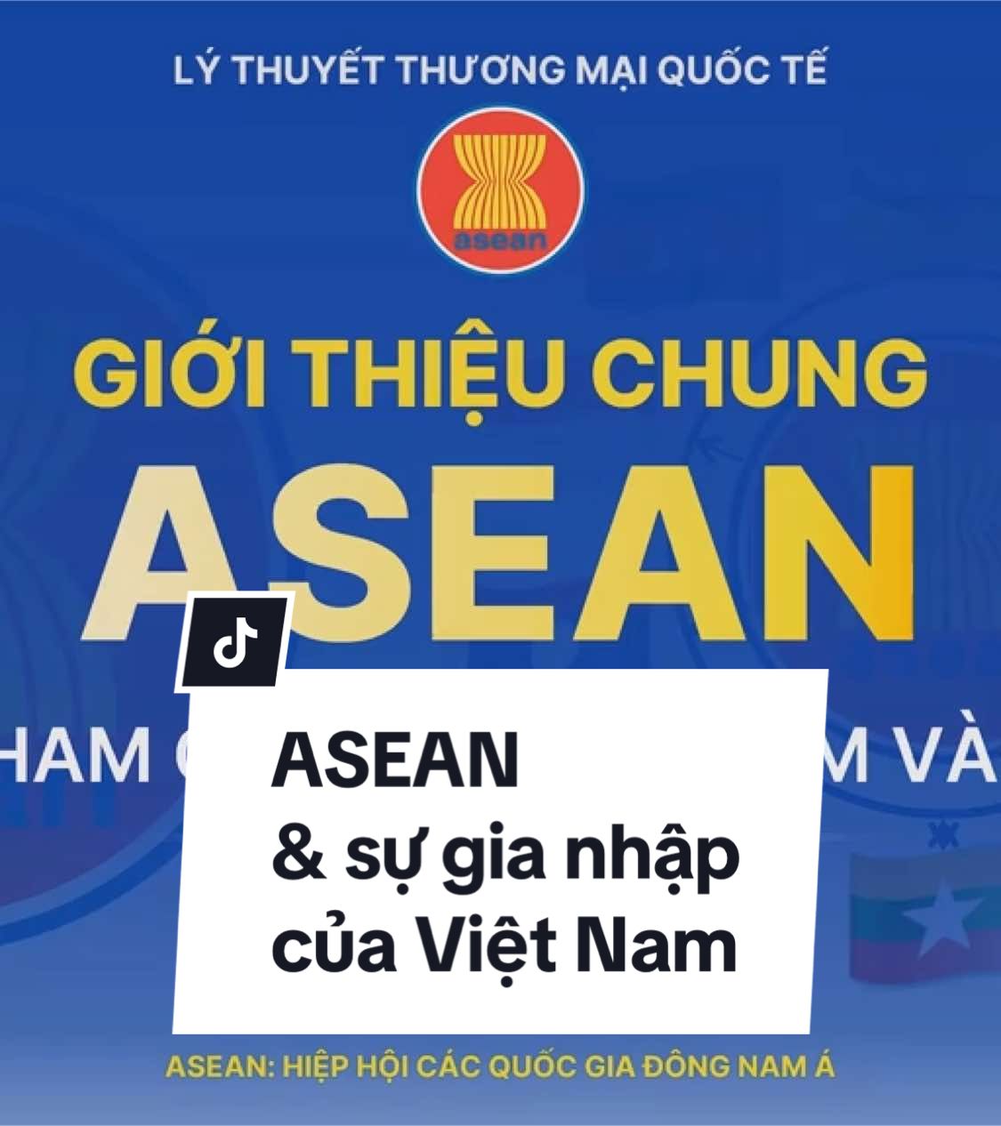Giới thiệu chung về ASEAN và sự tham gia của Việt Nam vào @asean - General Inteoduction to ASEAN and Vietnam's Participation in ASEAN #Asean #vietnam #powerpoint #fypシ゚ 
