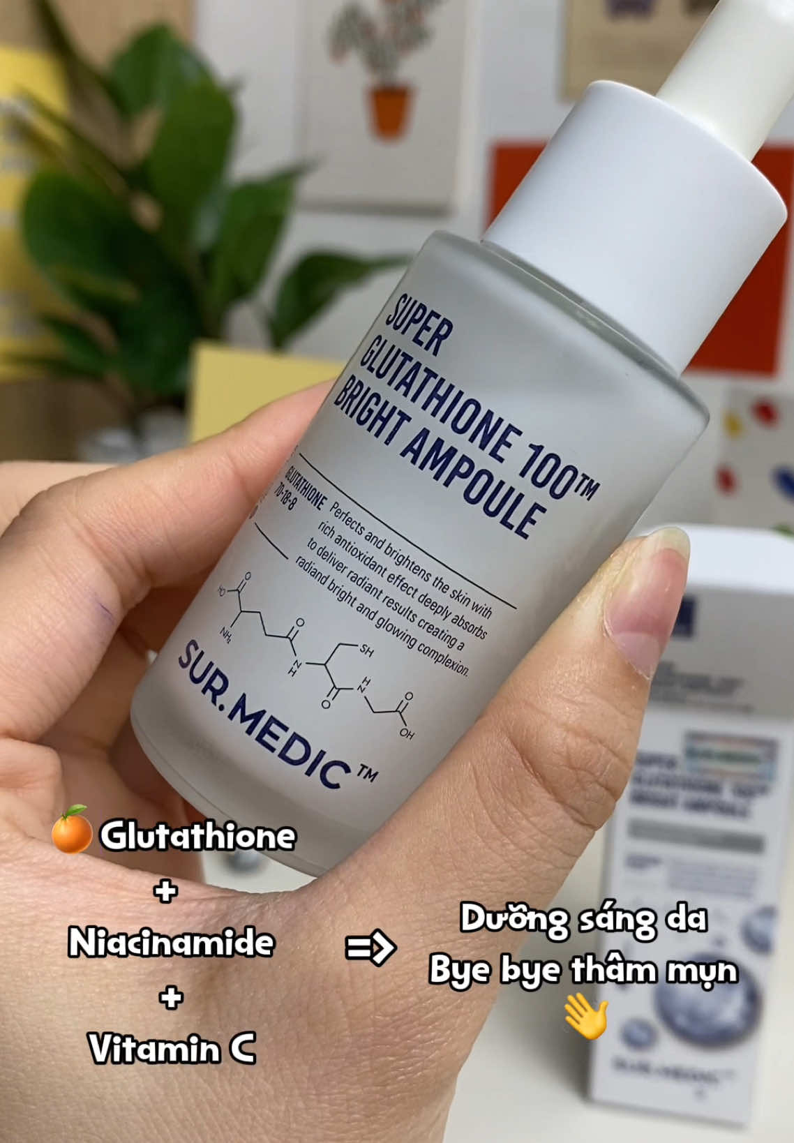 1 em serum dưỡng sáng lành tính đáng đầu tư 👌🥹🙌🏻 #skinbytuongliinh #fyp #xuhuong #kbeauty #koreanskincare #surmedic #glutathione 