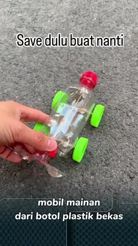 mobil mainan dari botol plastik #kreatif #vidiokreatif #mobilmainan 