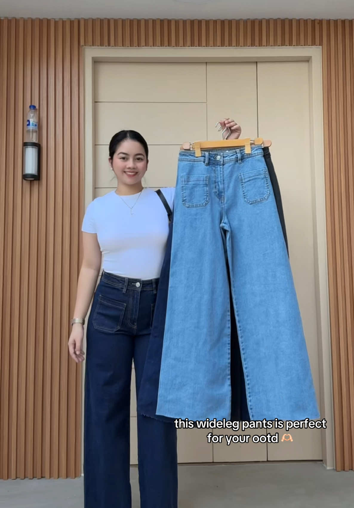 Super ganda ng wideleg pants! Lakas maka shala. 🫶🏻 #wideleg #widelegpants #fyp 