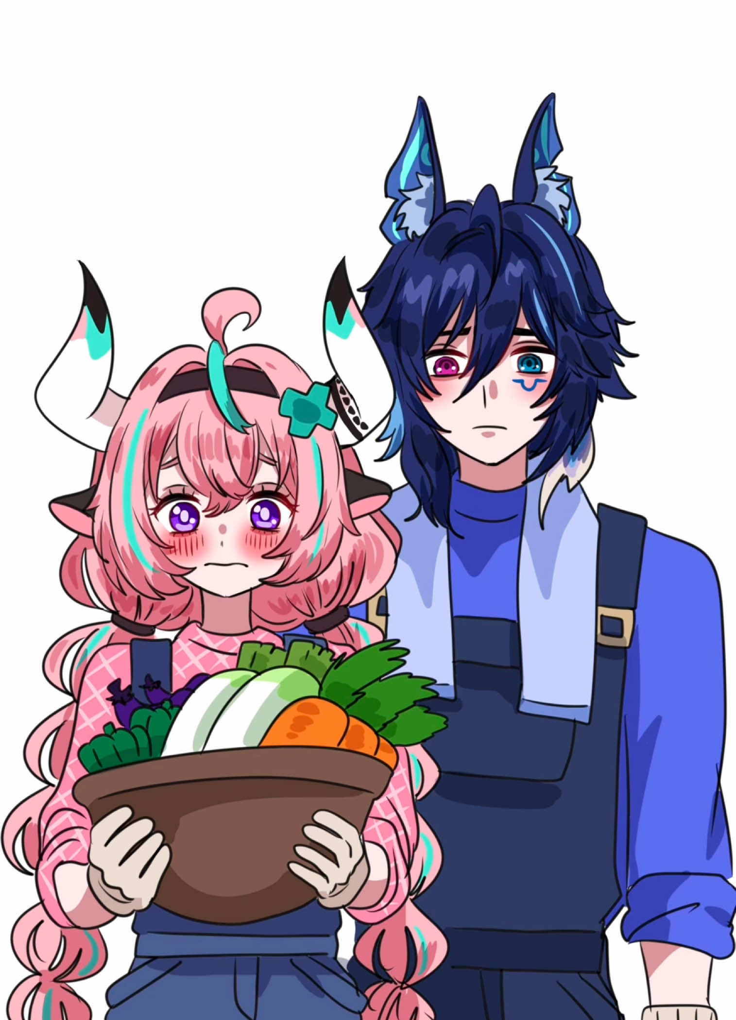 Do you not like vegetables?🥕 #varesa #ororon #diona #xingqui #GenshinImpact 